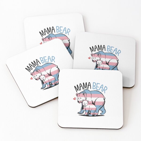 Item preview, Trans Mama Bear Proud Mom Rainbow Transgender Mother's designed and sold by Catharsiscath.