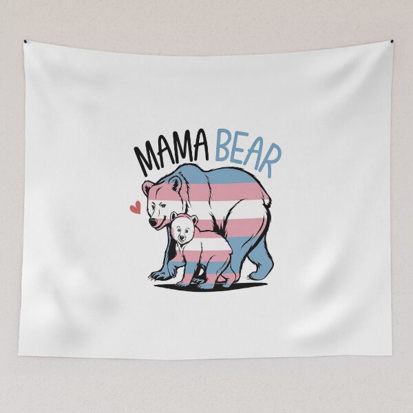 Item preview, Trans Mama Bear Proud Mom Rainbow Transgender Mother's designed and sold by Catharsiscath.