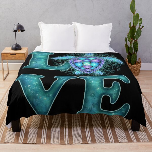 Item preview,  Sea Turtle Love Typography with Coral Reef and Ocean Elements designed and sold by zoughlal.