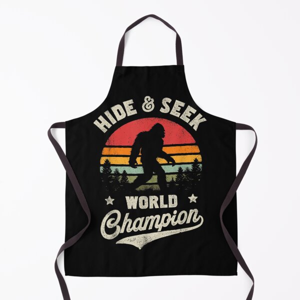 Item preview, Bigfoot Hide And Seek World Champion Sasquatch Retro designed and sold by HeatherJanis.