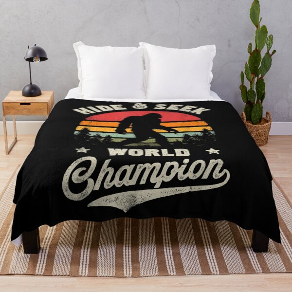 Item preview, Bigfoot Hide And Seek World Champion Sasquatch Retro designed and sold by HeatherJanis.