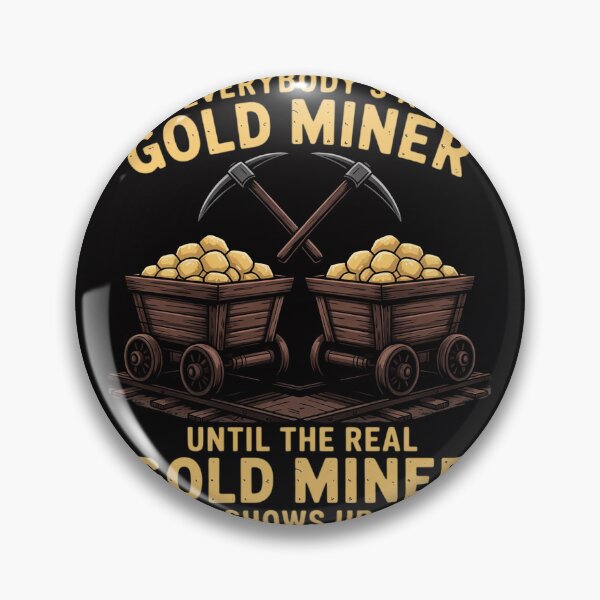 Item preview, Mens Gold Miner Mining Lover designed and sold by berniceschm.