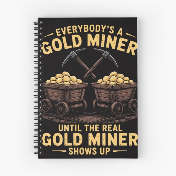 Item preview, Mens Gold Miner Mining Lover designed and sold by berniceschm.