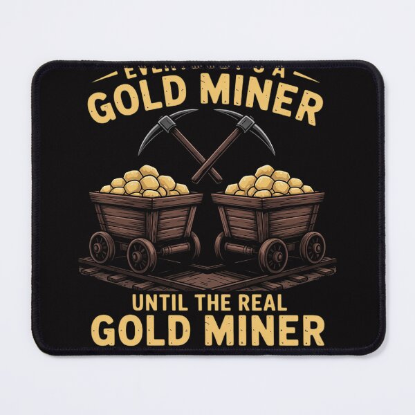 Item preview, Mens Gold Miner Mining Lover designed and sold by berniceschm.
