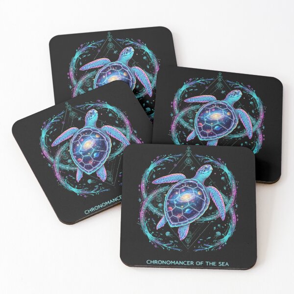 Item preview,  Chronomancer of the Sea Turtle with Galaxy Shell and Sacred Geometry designed and sold by zoughlal.