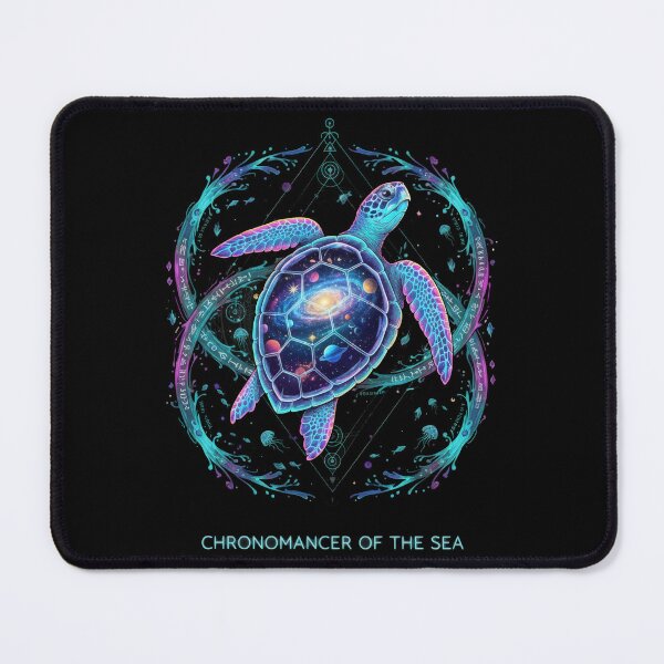 Item preview,  Chronomancer of the Sea Turtle with Galaxy Shell and Sacred Geometry designed and sold by zoughlal.