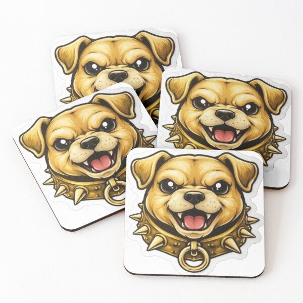 Item preview, Fierce Golden Guard Dog Illustration designed and sold by divaror.