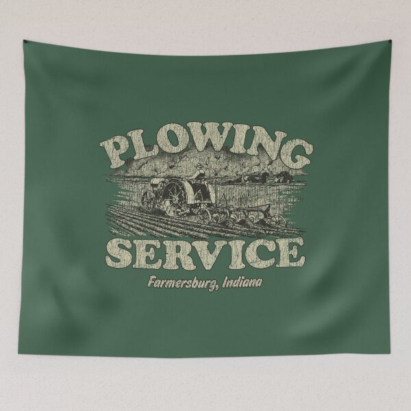 Item preview, Farmersburg Plowing Service 1948 designed and sold by AstroZombie6669.