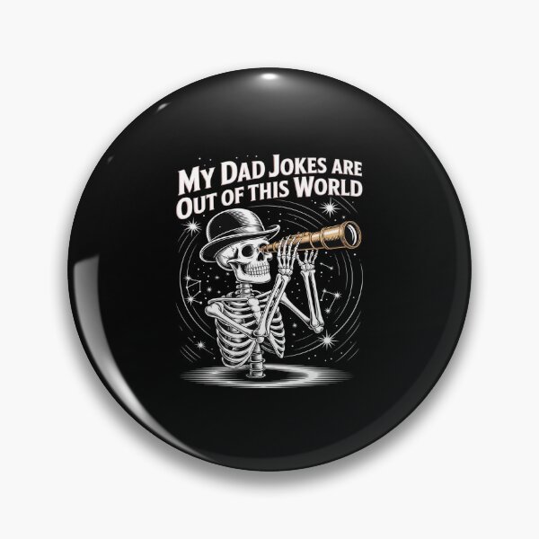 Item preview, Funny Father's Day Astronomer Dad Skeleton Space Crew designed and sold by HORIZBoutique.