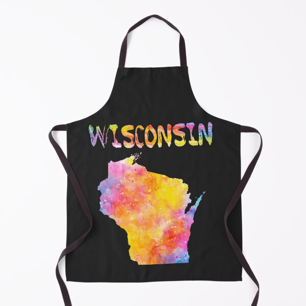 Item preview, Wisconsin State Map - Vibrant Watercolor Art designed and sold by mashmosh.