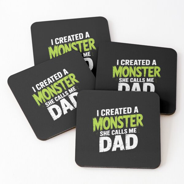 Item preview, Funny Father's Day I Created A Monster She Calls Me Dad designed and sold by HORIZBoutique.
