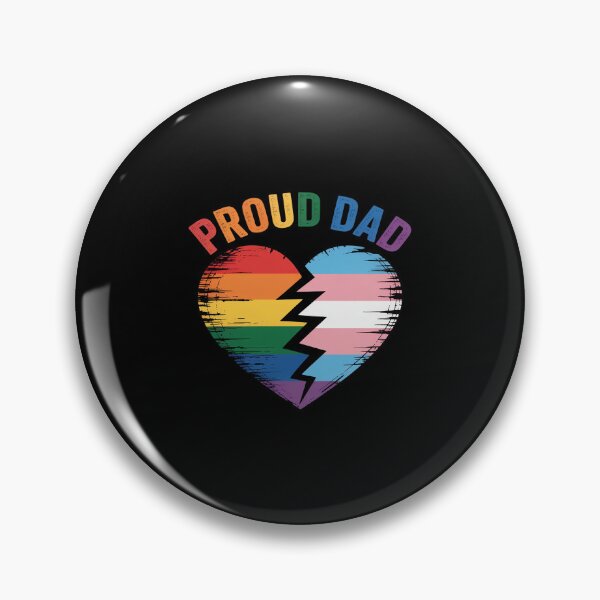 Item preview, Funny Father's Day Proud Dad Transgender Gay Rainbow LGBT designed and sold by HORIZBoutique.