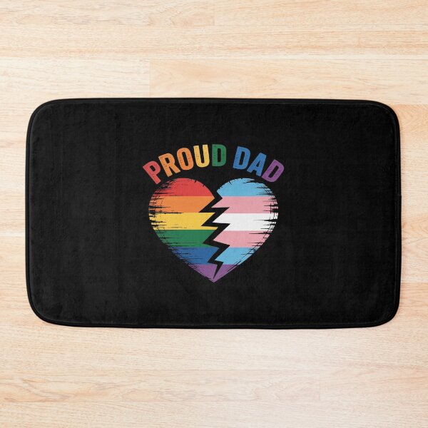 Item preview, Funny Father's Day Proud Dad Transgender Gay Rainbow LGBT designed and sold by HORIZBoutique.