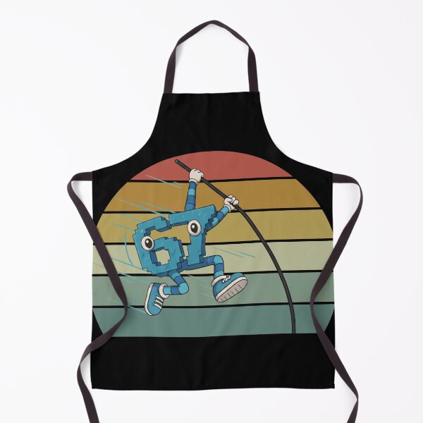 Item preview, Retro Pixel Number 64 Pole Vault Cartoon Tee designed and sold by LashondaGreen89.