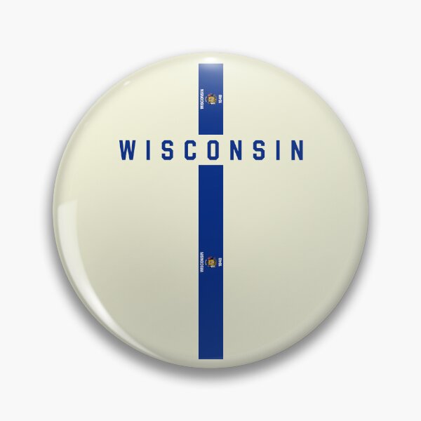 Item preview, Wisconsin State Pride - Vertical Flag Minimalist Design designed and sold by mashmosh.