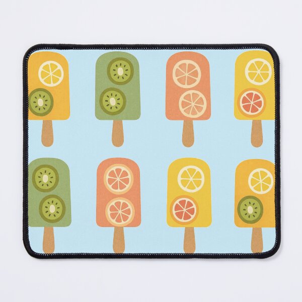 Item preview, Pastel fruit popsicles – kawaii summer ice cream pattern designed and sold by Aloloco.