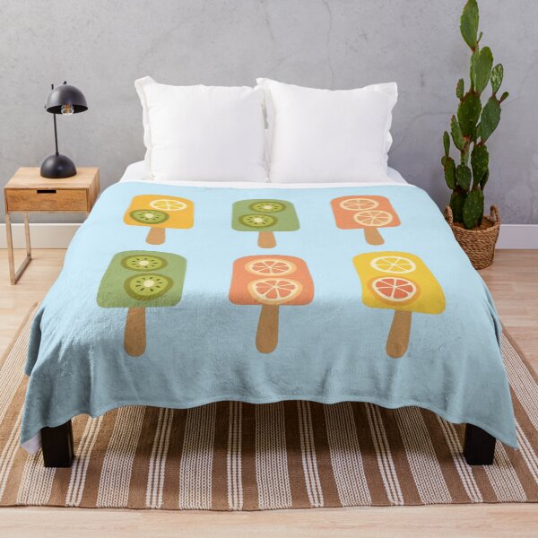 Item preview, Pastel fruit popsicles – kawaii summer ice cream pattern designed and sold by Aloloco.