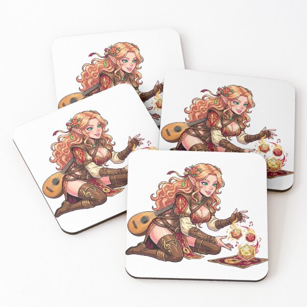 Item preview, Roll for Music: Elven Bard Rolling Dice designed and sold by SkinnyFlatWhite.