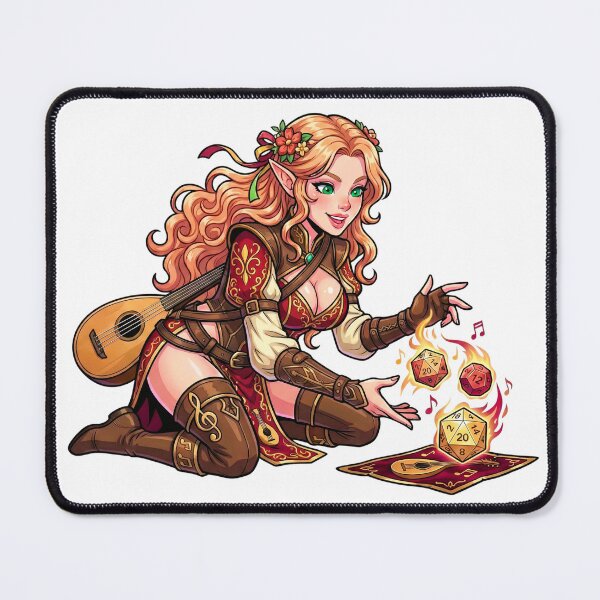 Item preview, Roll for Music: Elven Bard Rolling Dice designed and sold by SkinnyFlatWhite.