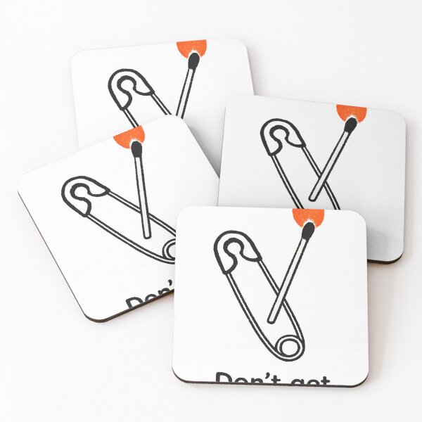Item preview, Safety Pin & Match Flame designed and sold by PragmaticP.