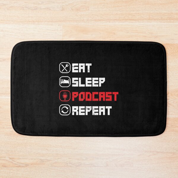 Item preview, Eat Sleep Podcast Repeat designed and sold by mischwpwarso.