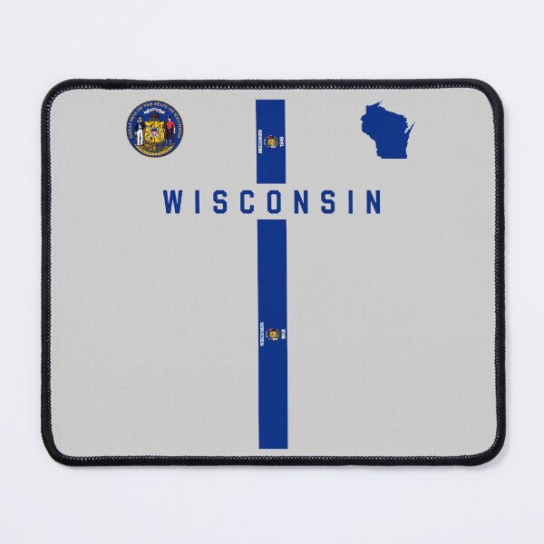 Item preview, Wisconsin Pride Heritage - Modern State Crest Graphic designed and sold by mashmosh.