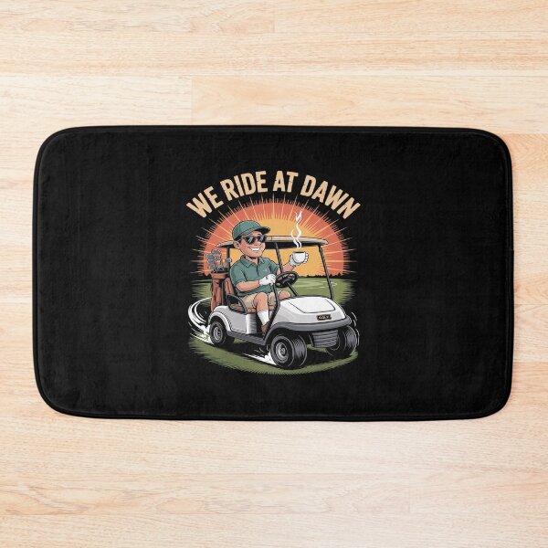Item preview, Funny Golf Cart We Ride at Dawn Golfing designed and sold by HORIZBoutique.