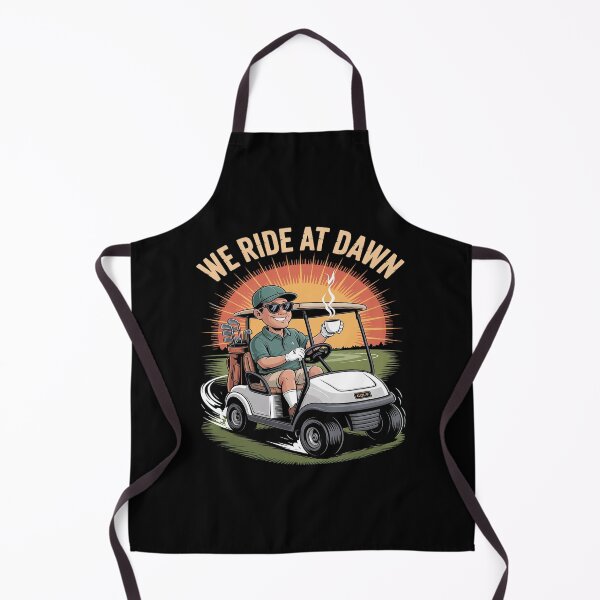 Item preview, Funny Golf Cart We Ride at Dawn Golfing designed and sold by HORIZBoutique.