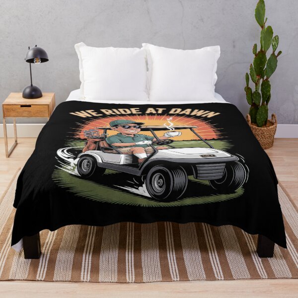 Item preview, Funny Golf Cart We Ride at Dawn Golfing designed and sold by HORIZBoutique.