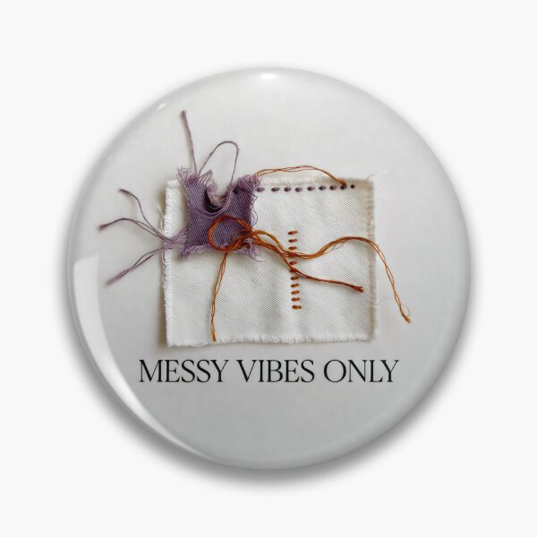 Item preview, Messy Vibes Only Textile Art with Frayed Threads and Minimalist Patchwork Expression designed and sold by SplashTastic.