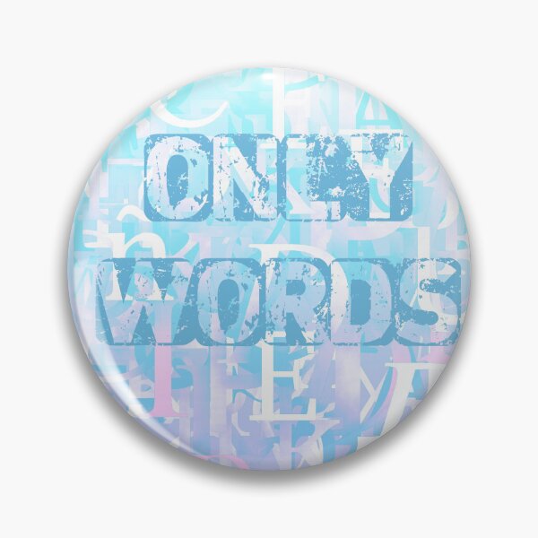 Item preview, Blue Background with type leters and only words designed and sold by AlbertoRuiZ.