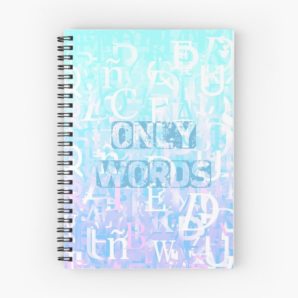 Item preview, Blue Background with type leters and only words designed and sold by AlbertoRuiZ.