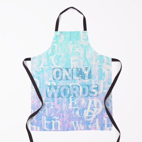 Item preview, Blue Background with type leters and only words designed and sold by AlbertoRuiZ.