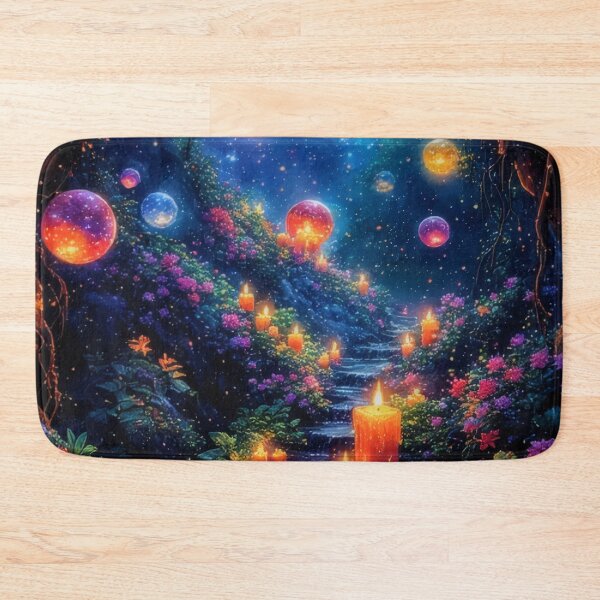 Item preview, Candle Path in the Magical Starry Forest designed and sold by Mianku | Für das Leben.
