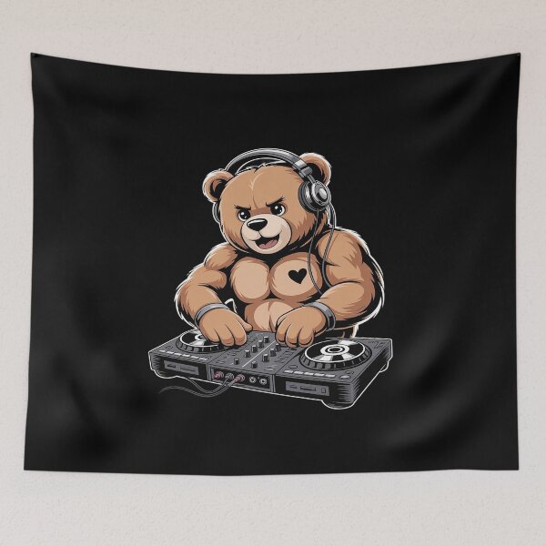 Item preview, Funny House Electronic Music Edc Rave Animal Bear designed and sold by HORIZBoutique.
