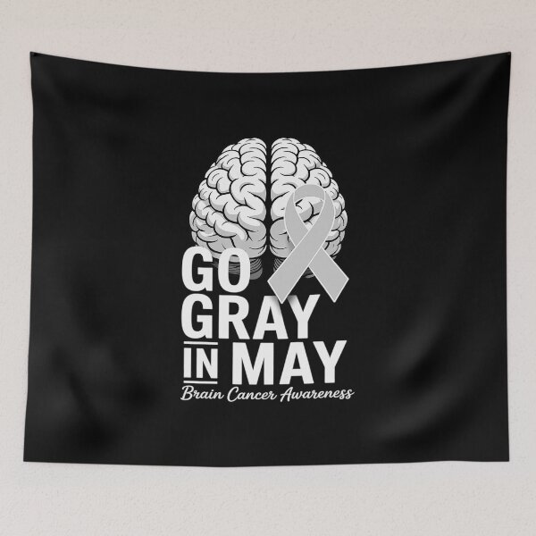 Item preview, Brain Cancer Tumor Awareness Go Gray In May Men Women  designed and sold by KonopikaaArt.