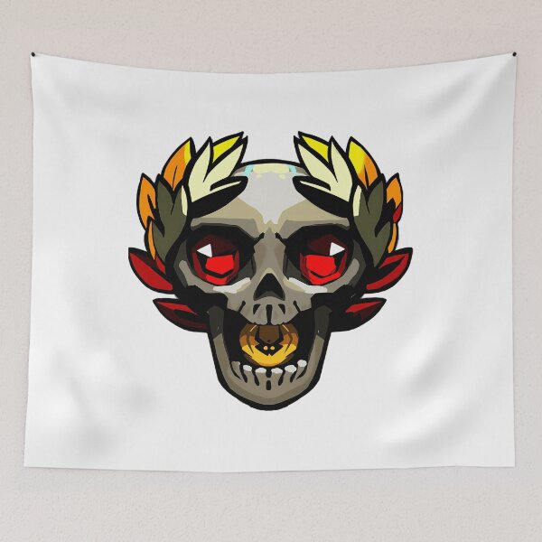 Item preview, Laurel Crown Skull Hades Game Emblem designed and sold by KarolaButtner.