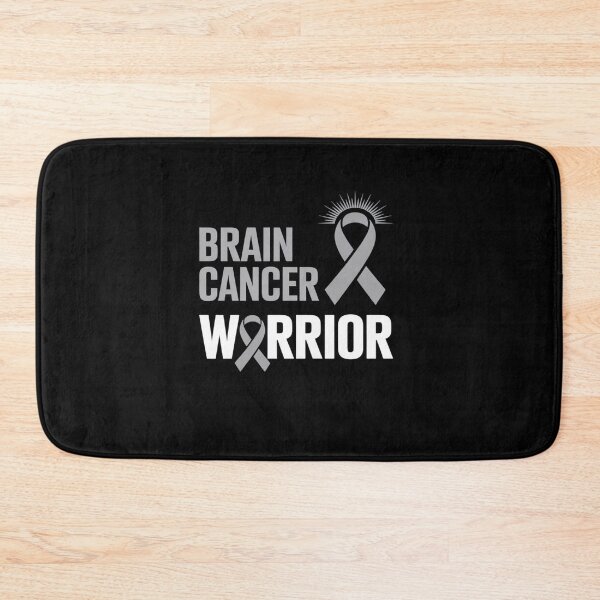 Item preview, Brain Cancer Warrior T-Shirt Gray Awareness Ribbon  designed and sold by KonopikaaArt.