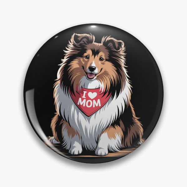 Item preview, Womens I Love Mom Shetland Sheepdog Lover Dog Mother's Day designed and sold by GaryPacheco6.