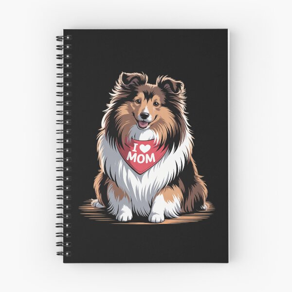 Item preview, Womens I Love Mom Shetland Sheepdog Lover Dog Mother's Day designed and sold by GaryPacheco6.