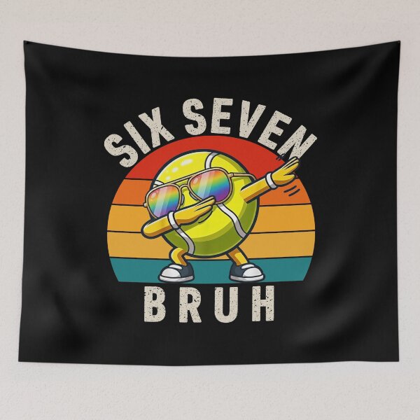Item preview, Funny Tennis Ball Dabbing 67 6 7 Bruh Tee designed and sold by LashondaGreen89.
