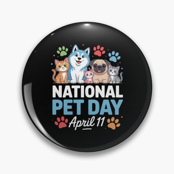 Item preview, National Pet Day April 11 Pet Lover Pet Owner  designed and sold by FadeOfThrone.