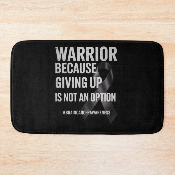 Item preview, Brain Tumor Warrior Brain Cancer Awareness Gray Ribbon  designed and sold by KonopikaaArt.