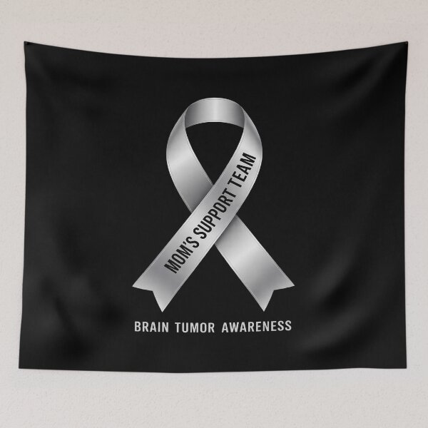 Item preview, Brain Tumor Support Awareness Month Mom Gray Ribbon Gift designed and sold by KonopikaaArt.