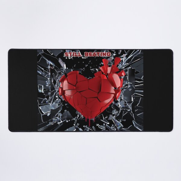 Item preview, Still Beating – Broken Heart Dark Emo Aesthetic Artwork designed and sold by glowtrendz.