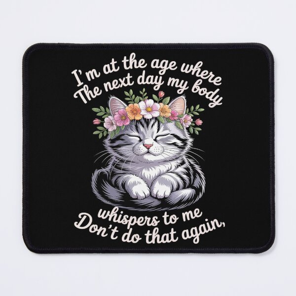 Item preview, Funny I'm at Age Where Next Day my Body Whisper to me designed and sold by HORIZBoutique.