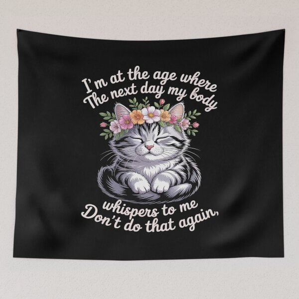 Item preview, Funny I'm at Age Where Next Day my Body Whisper to me designed and sold by HORIZBoutique.