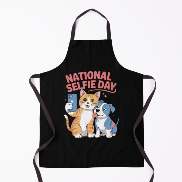 Item preview, National Selfie Day Cat And Dog Take A Selfie Together designed and sold by FadeOfThrone.