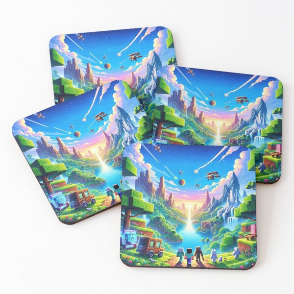 Item preview, Pixel Quest - Retro Arcade Game Journey Painting designed and sold by MichaelNoblem.