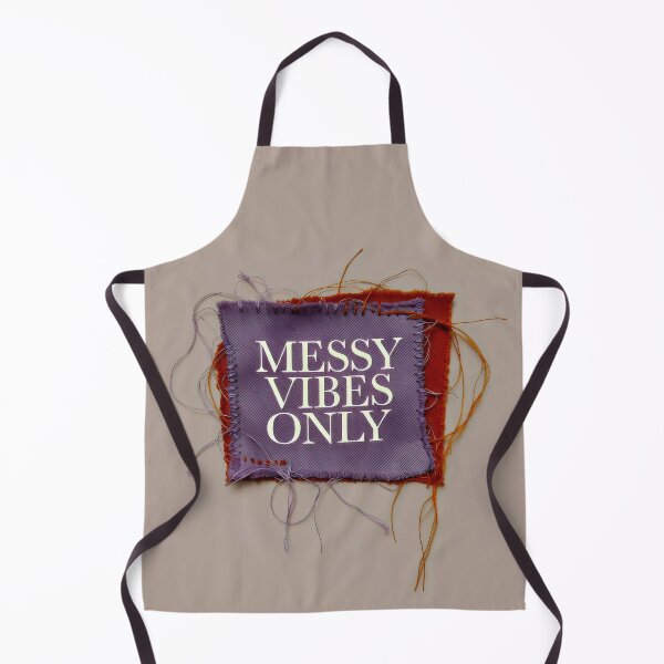 Item preview, Messy Vibes Only Fabric Design with Frayed Threads and Minimalist Textile Expression designed and sold by SplashTastic.